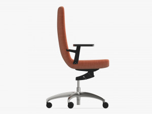 Office chair with high back 3D 모델