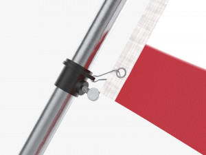 Outdoor flagpole kit 01 Modelo 3D