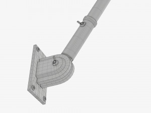 Outdoor flagpole kit 01 Modelo 3D