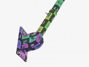 Outdoor flagpole kit 01 Modelo 3D