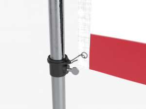 Outdoor flagpole kit 02 3D 모델