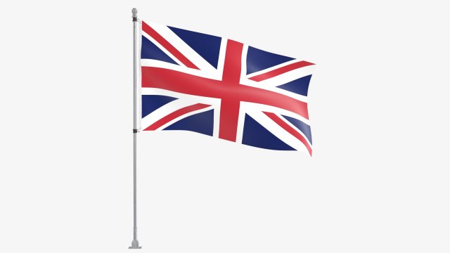 Outdoor flagpole kit 03 Modelo 3D .c4d .max .obj .3ds .fbx .stl .blend 