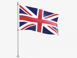 Outdoor flagpole kit 03 Modelo 3D