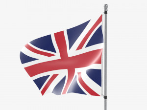 Outdoor flagpole kit 03 Modelo 3D