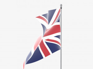 Outdoor flagpole kit 03 Modelo 3D