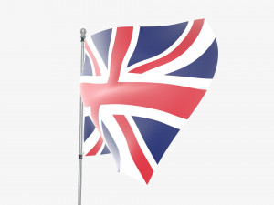 Outdoor flagpole kit 03 Modelo 3D