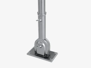 Outdoor flagpole kit 03 3D Model