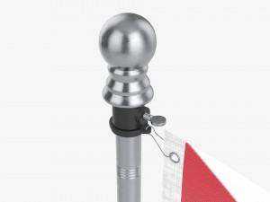 Outdoor flagpole kit 03 Modelo 3D