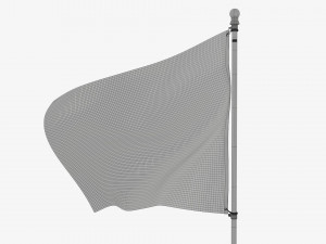 Outdoor flagpole kit 03 Modelo 3D