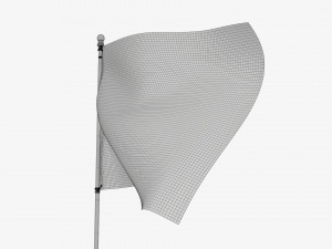 Outdoor flagpole kit 03 Modelo 3D