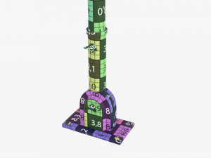 Outdoor flagpole kit 03 Modelo 3D