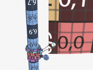 Outdoor flagpole kit 03 Modelo 3D