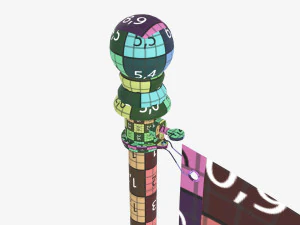 Outdoor flagpole kit 03 3D Model