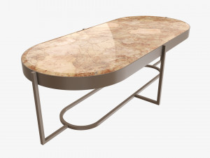Oval coffee table Modelo 3D