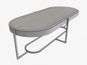 Oval coffee table Modello 3D