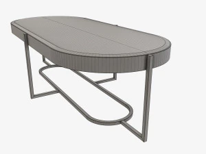 Tavolino ovale Modello 3D