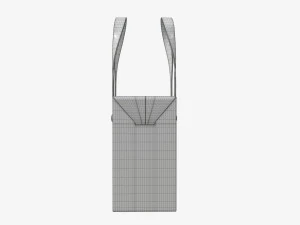 Paper box with handles and rivets 01 3D Model