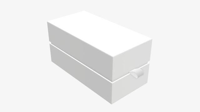 Paper gift box with strap mockup 01 Model 3D .c4d .max .obj .3ds .fbx .stl .blend 