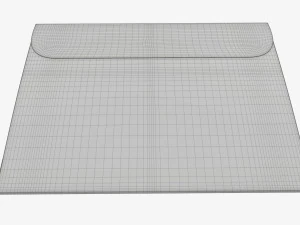 Paper gift envelope mockup 3D Model