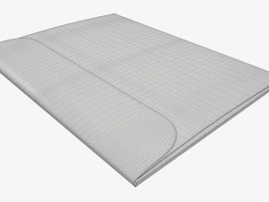 Paper gift envelope mockup 3D Model