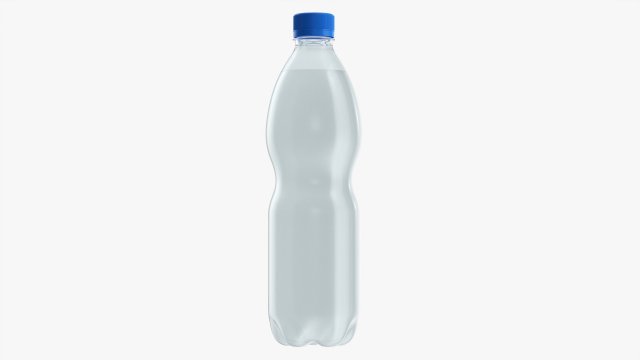 Plastic water bottle mockup 03 Modelo 3D .c4d .max .obj .3ds .fbx .stl .blend 