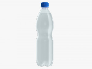 Plastic water bottle mockup 03 3D Model