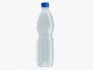 Plastic water bottle mockup 03 Modelo 3D