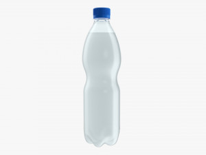 Plastic water bottle mockup 03 Modelo 3D