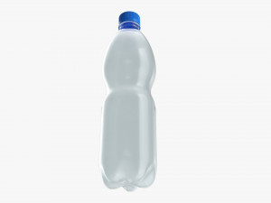 Plastic water bottle mockup 03 Modelo 3D