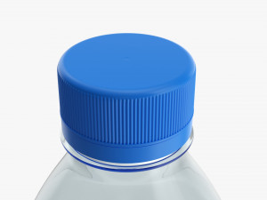 Plastic water bottle mockup 03 Modelo 3D