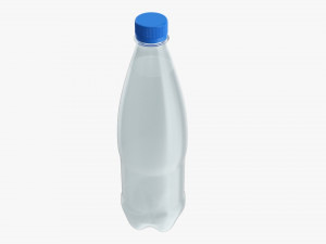 Plastic water bottle mockup 04 3D मॉडल