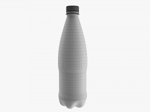 Plastic water bottle mockup 04 3D मॉडल