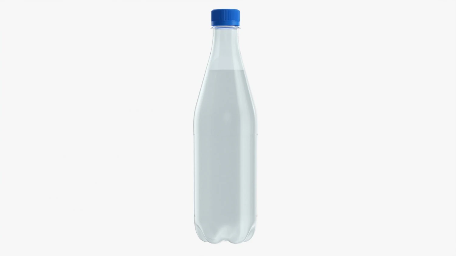 Plastic water bottle mockup 05 3D Model .c4d .max .obj .3ds .fbx .stl .blend