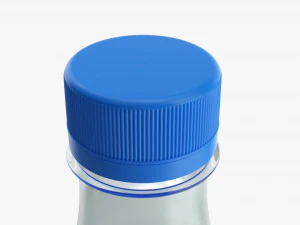 Plastic water bottle mockup 05 3D Model