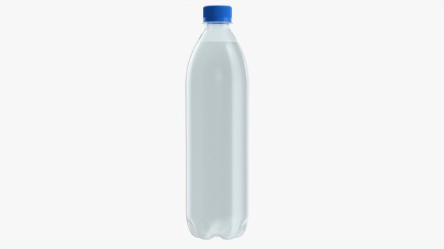 Plastic water bottle mockup 06 3D Модель .c4d .max .obj .3ds .fbx .stl .blend 