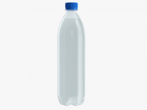 Plastic water bottle mockup 06 3D Model