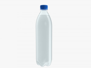Plastic water bottle mockup 06 3D Модель
