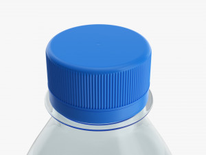 Plastic water bottle mockup 06 3D Модель