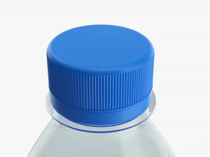 Plastic water bottle mockup 06 3D Model