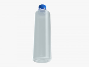 Plastic water bottle mockup 07 3D-Modell