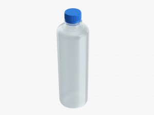 Plastic water bottle mockup 07 3D-Modell