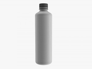 Plastic water bottle mockup 07 3D-Modell