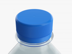 Plastic water bottle mockup 09 3D Модель