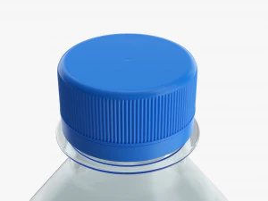 Plastic water bottle mockup 09 3D Model