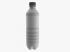 Plastic water bottle mockup 09 3D Модель