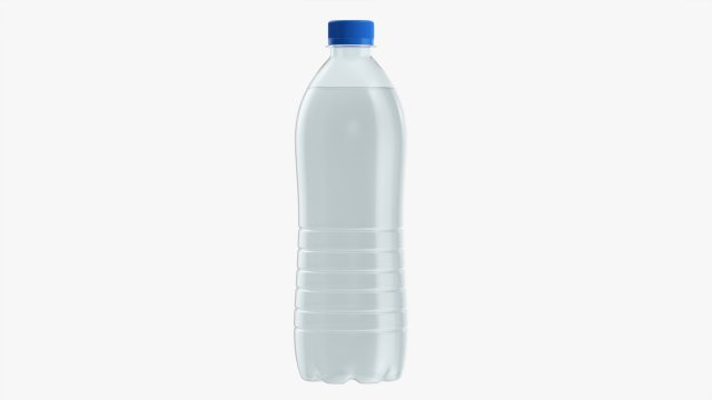 Plastic water bottle mockup 10 Model 3D .c4d .max .obj .3ds .fbx .stl .blend 