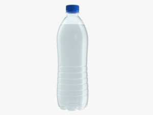 Plastic water bottle mockup 10 Model 3D