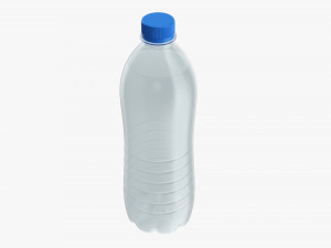 Plastic water bottle mockup 10 Model 3D