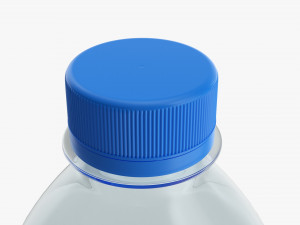 Plastic water bottle mockup 10 Model 3D