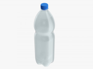 Plastic water bottle mockup 11 3D 模型